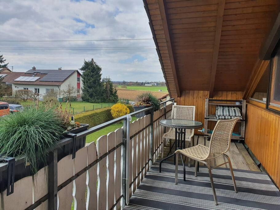 Gemuetliche Wohnung Bei Bad Waldsee Mit Balkon Kültér fotó